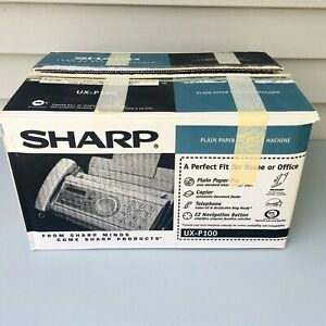 Sharp UX-P100 Plain Paper Fax Machine Copier Facsimile NEW in Open Box