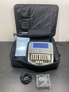 E&#039;lan (Elan) Mira A3 Stenograph Machine w/ Manual, Stand, New Battery &amp; Bag