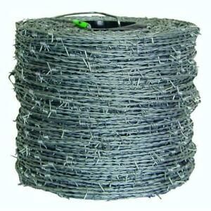 Durable Barbed Wire Fencing 1320 ft. 15-1/2-Gauge 4-Point High-Tensile FARMGARD