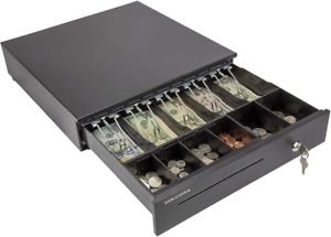 Cash Register Drawer Point of Sale POS System Removable Coin Tray Media Slot Kit