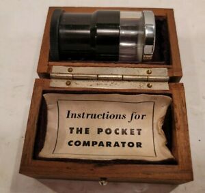 BELL &amp; HOWELL Vintage POCKET COMPARATOR in BOX + INSTRUCTION BOOK ~ EXCELLENT
