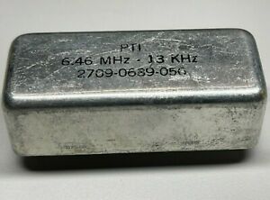 PTI Crystal Filter 6.46MHz Center Frequency 13KHz Bandwidth NOS Ham Radio