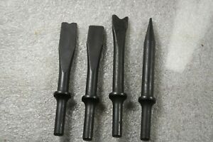 Four Air/Pneumatic Chisel Bits