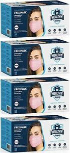 100/200 PCS Pink Face Mask Mouth &amp; Nose Protector Respirator Masks USA Seller