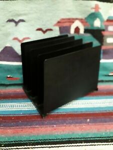 Vintage Hunt Lit-Ning  Metal File Holder Office Desk Top
