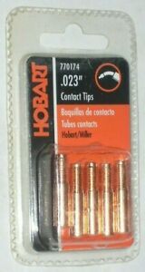 5 Hobart 770174 Mig Welding Contact Tips Fits Miller or Hobart .023 Dia 000-066