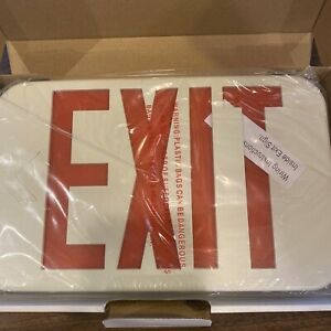 ECONOLIGHT RED LED DOUBLE FACED EMERGENCY EXIT LIGHTING FIXTURE E-XPL2RBW