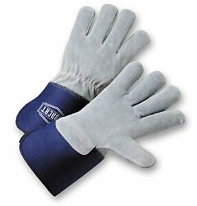 West Chester IRONCAT IC9 Premium Side Split Cowhide Leather Work Gloves – Pac...