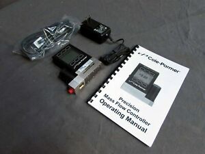 NEW Cole-Parmer EW-32907-67 1L/min Gas Masterflex MASS FLOW Flowmeter Controller