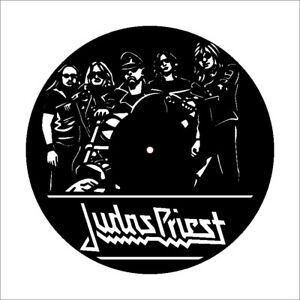 DXF CDR File CNC Plasma Laser Cut - Judas Priest Clock .Cutting File