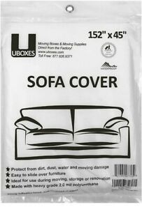 Uboxes Furniture Sofa/Couch Cover Protects During Moving 152&#034; x 45&#034; New