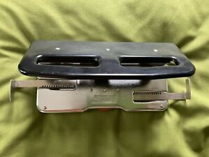 VNICE BLACK PUNCHODEX P-100 ADJUSTABLE THREE HOLE PUNCH ROLODEX USA PAPER GUIDE