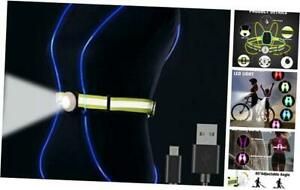 USB Rechargeable Illuminated &amp; Reflective Vest for Running Jogging For Adults