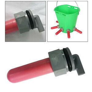 3Pieces Goat Sheep Cow Calf Dairy Farm Milking Bottle Teat Bucket Nipple