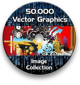 SCAN N CUT 50,000 IMAGE VECTORS VINYLS FILES ON USB  EPS SVG AI
