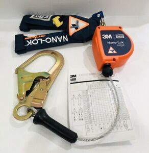 3M DBI-SALA Nano-Lok Edge 3500248 8 ft Single-Leg Quick Connect Self Retracting