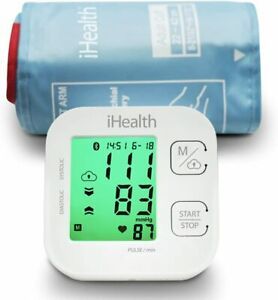 iHealth Track Smart Upper Arm Blood Pressure Monitor with Wide Range Cuff