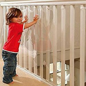 Indoor/Outdoor Banister Guard, Clear