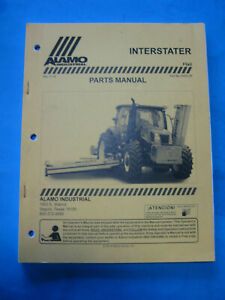 Alamo INTERSTATER FLAIL MOWER PARTS  MANUAL 2014