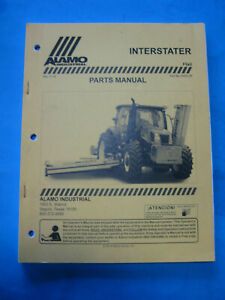 Alamo INTERSTATER FLAIL MOWER PARTS  MANUAL 2014