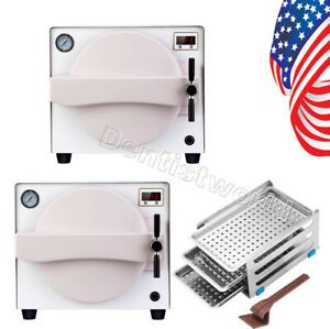 Dental 18L Steam Autoclave Medical Sterilizer Pressure Sterilization SS 900W