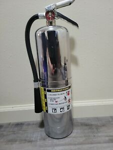 Amerex 10 lb Chrome Fire Extinguisher