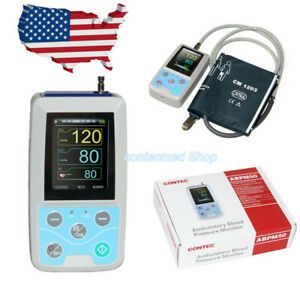 CONTEC Ambulatory Blood Pressure Monitor 24 Hours ABPM50+One Adult Cuff Newest