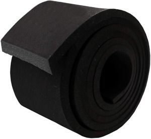 Neoprene Foam Strip Roll by Dualplex, 3&#034; Wide x 10&#039; Long x 1/8&#034; Thick, Weather –