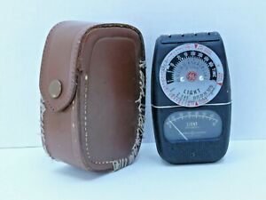 Vintage General Electric Type DW-68 Light Exposure Meter For Cameras W/CASE