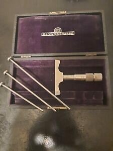 Brown &amp; Sharpe 0-3 Inch Depth Micrometer   0.001 GRADS No # 607  SUPPER  CLEAN