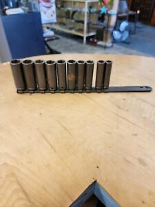 Proto Professional Socket Set Two 3/4 Two 11/16 Two 5/8 Two 9/16 1/2 7/16