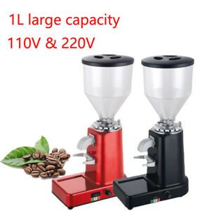 110V 220V Home Commercial Electric Coffee Bean Grinder Grind Burr Mill Espresso