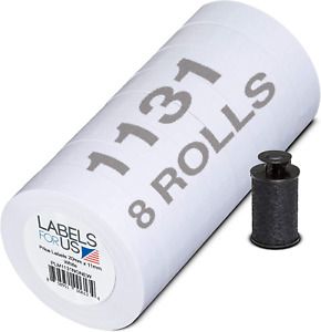 Labels for Us - Monarch 1131 Compatible Labels - White - 20,000 Labels - Pack wi