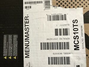 AMANA Menumaster Commercial MCS10TS Medium Volume 1000 Watt Microwave Oven