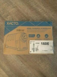 X-Acto High-Volume Commercial Desktop Electric Pencil Sharpener Beige 1606