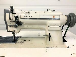 SINGER 211A567AB  WALKING FOOT  BIG BOBBIN REV 110VOLT INDUSTRIAL SEWING MACHINE