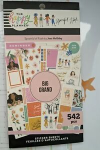 2021 SPOONFUL OF FAITH  Big Happy Planner Sticker Pack 542  inspirational Jena