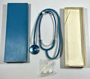 Vintage Nurse’s Stethoscope - Anchor Hospital Supply - Sapphire/Blue - In Box