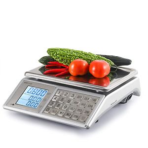 Towiac Digital Price Computing Scale 66lbs Commercial Food Meat Weight Scales wi