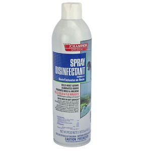 12 PACK Champion Sprayon Disinfectant Spray - EPA Registered (16.5oz)