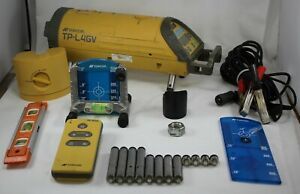 Topcon TP-L4GV Green Beam Pipe Laser with Accessories