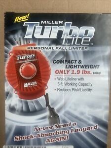 *Brand New* Miller Twin Turbo Lite Personal Fall Limiter 6FT 400lb capacity