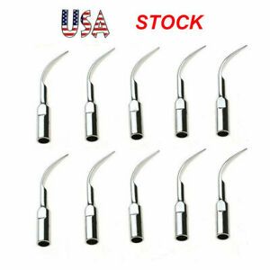 US 10 X Dental Ultrasonic Scaler Scaling Tip G1 For EMS Handpiece