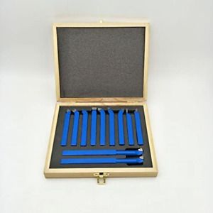 Wisamic 11 Pcs 5/16 inch Carbide Tipped Cutter Set for Metal Lathe Turning, and