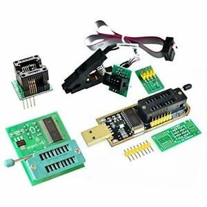 EEPROM BIOS USB Programmer CH341A + SOIC8 Clip + 1.8V Adapter + SOIC8 Adapter