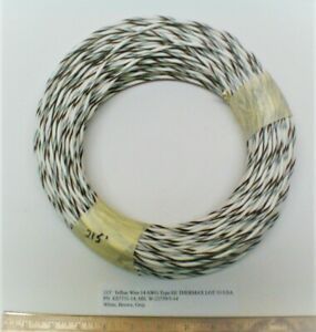 215&#039; Teflon Wire 14 AWG Type EE,THERMAX  ES7751-14, Mil #W-22759/5-14 LOT 33 USA