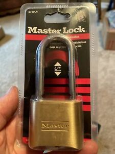 Master Lock 175DLH Set-Your-Own Combination Lock, 2-1/4-Inch Shackle, 2-Inch