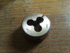 1/4&#034;-32 X 1&#034; HIGH SPEED STEEL ROUND ADJUSTABLE DIE