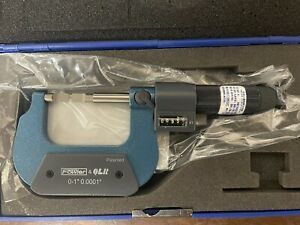 Fowler Digital Blade Micrometer 0&#034;-1&#034;, Fowler &amp; QLR, Blade Micrometer