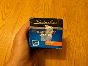 Swingline Heavy Duty 3/8&#034; Staples 60 Sheet Capacity (Box of 5000) NEW